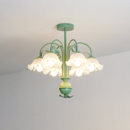 Bell Orchid Chandelier