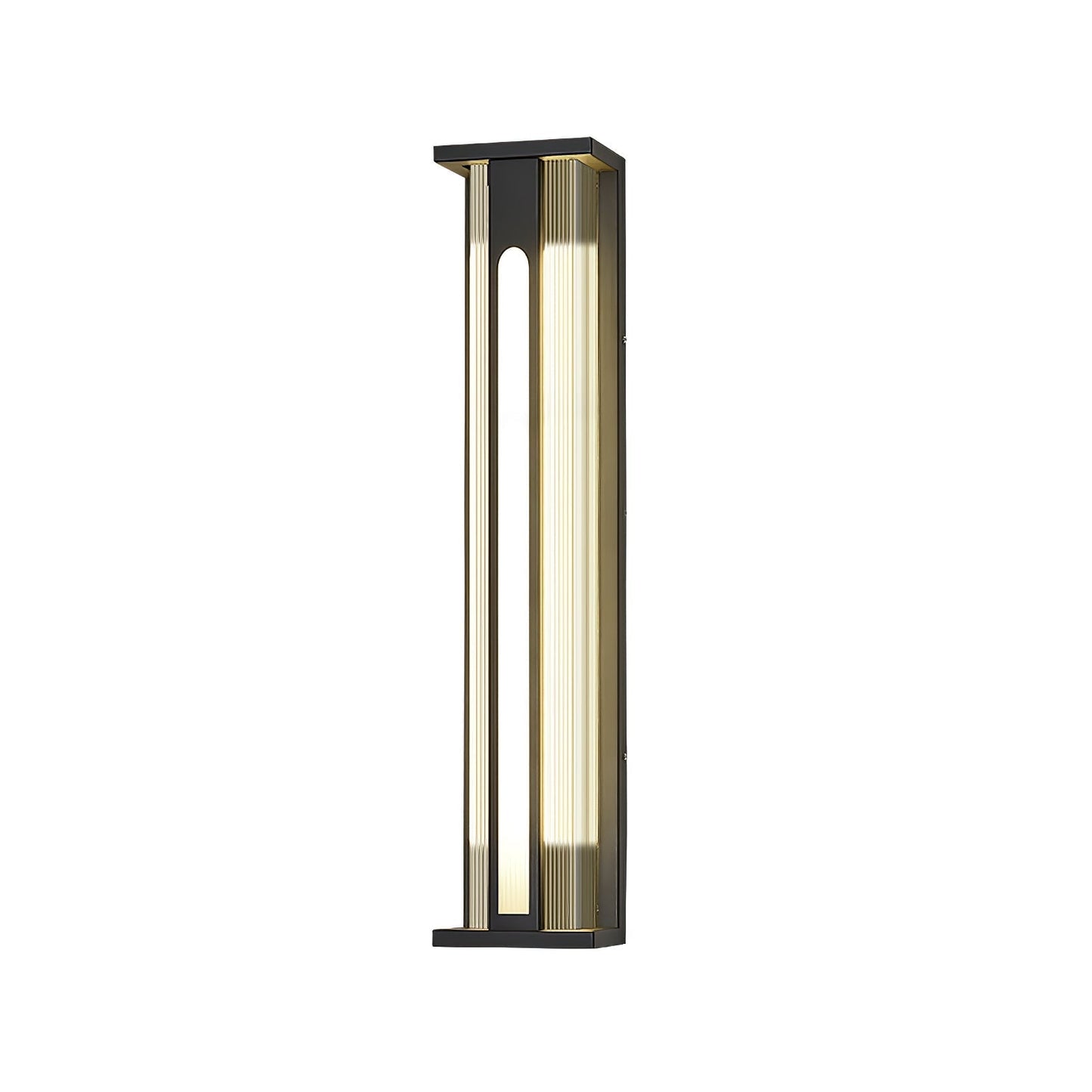 Bellamy Flair Outdoor Wall Lamp L 6.3″ x W 4.7″ x H 31.5″ / L 16cm x W 12cm x H 80cm / Model A: Wired Version / Warm