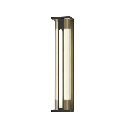 Bellamy Flair Outdoor Wall Lamp L 6.3″ x W 4.7″ x H 31.5″ / L 16cm x W 12cm x H 80cm / Model A: Wired Version / Warm