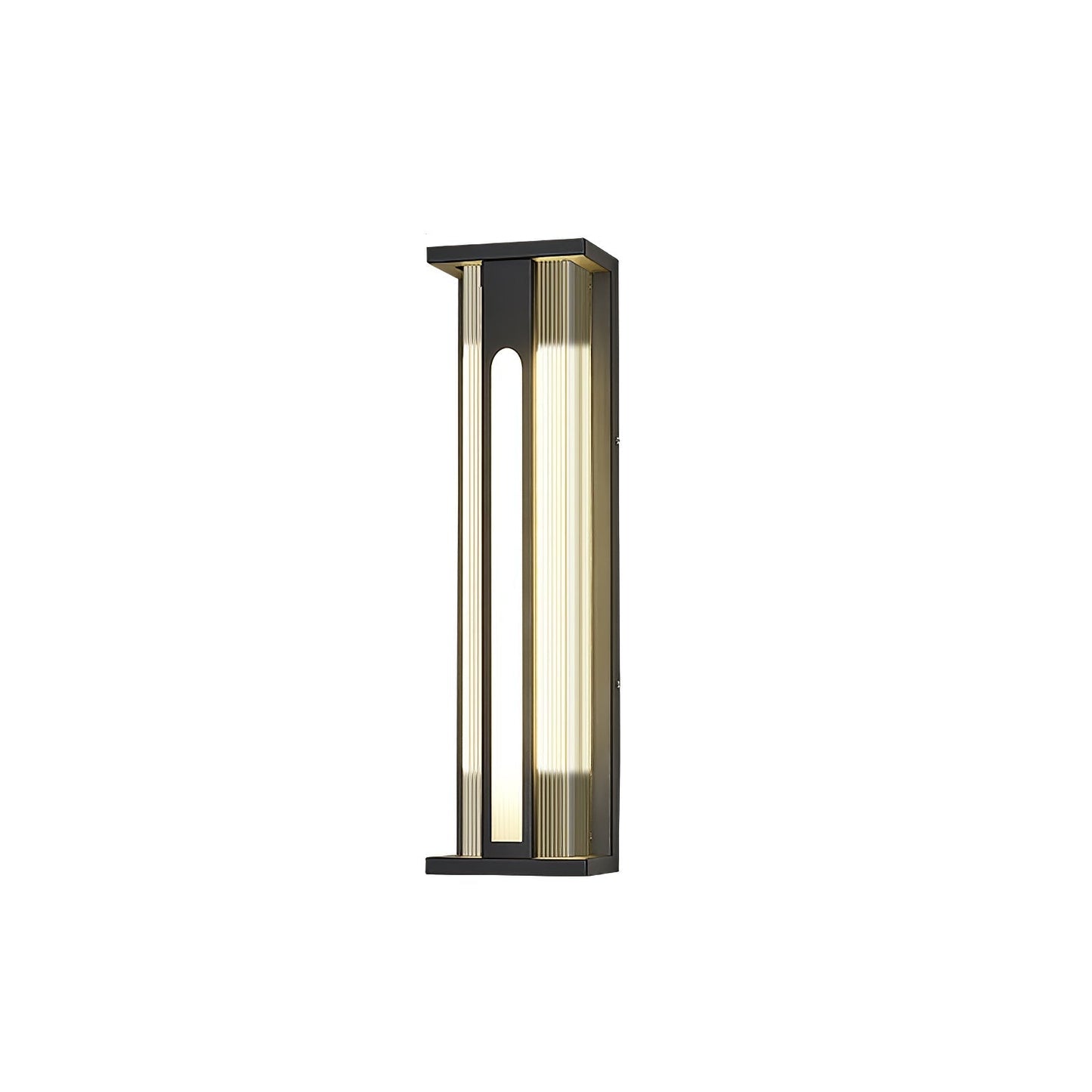 Bellamy Flair Outdoor Wall Lamp L 6.3″ x W 4.7″ x H 23.6″ / L 16cm x W 12cm x H 60cm / Model A: Wired Version / Warm