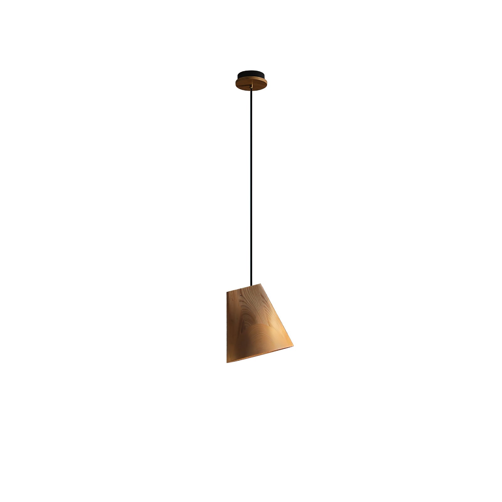 Bellwood Pendant Lamp Model A ∅ 7.1″ x H 7.3″ / Wood Color / Warm Light Pendant light