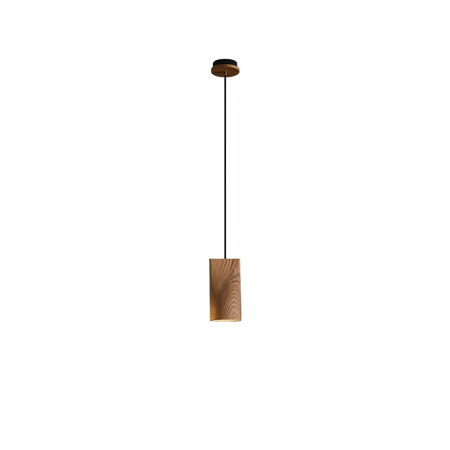 Bellwood Pendant Lamp Model D ∅ 3.5″ x H 7.1″ / Wood Color / Warm Light Pendant light