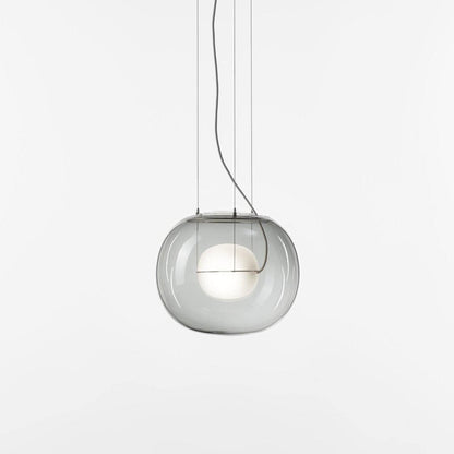Levita Orb Pendant Light ∅ 11.8″ x H 10.2″ / Dia 30cm x H 26cm / Grey + White 1001 Pendant light