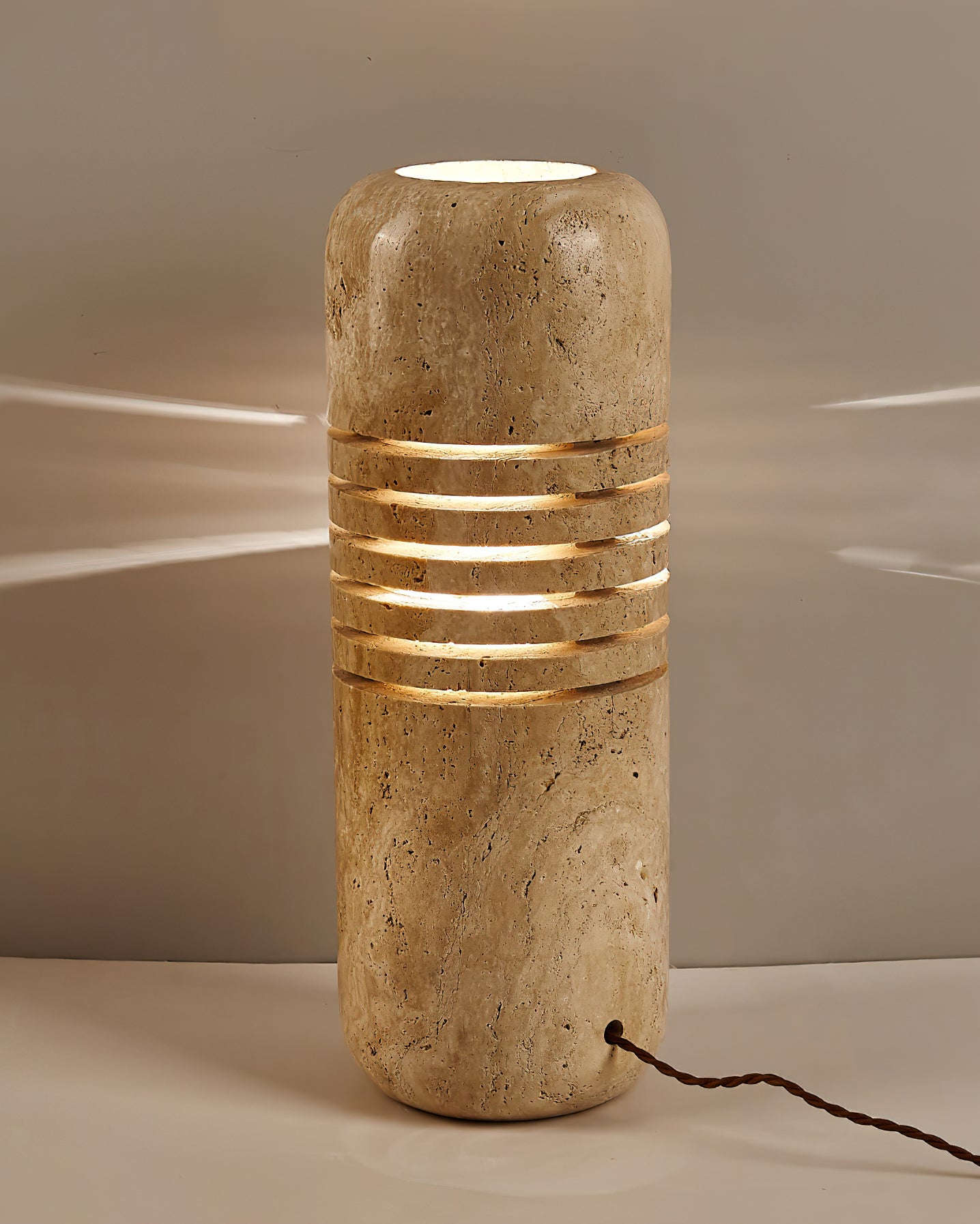 Big Stone Bucket Floor Lamp Floor lamp