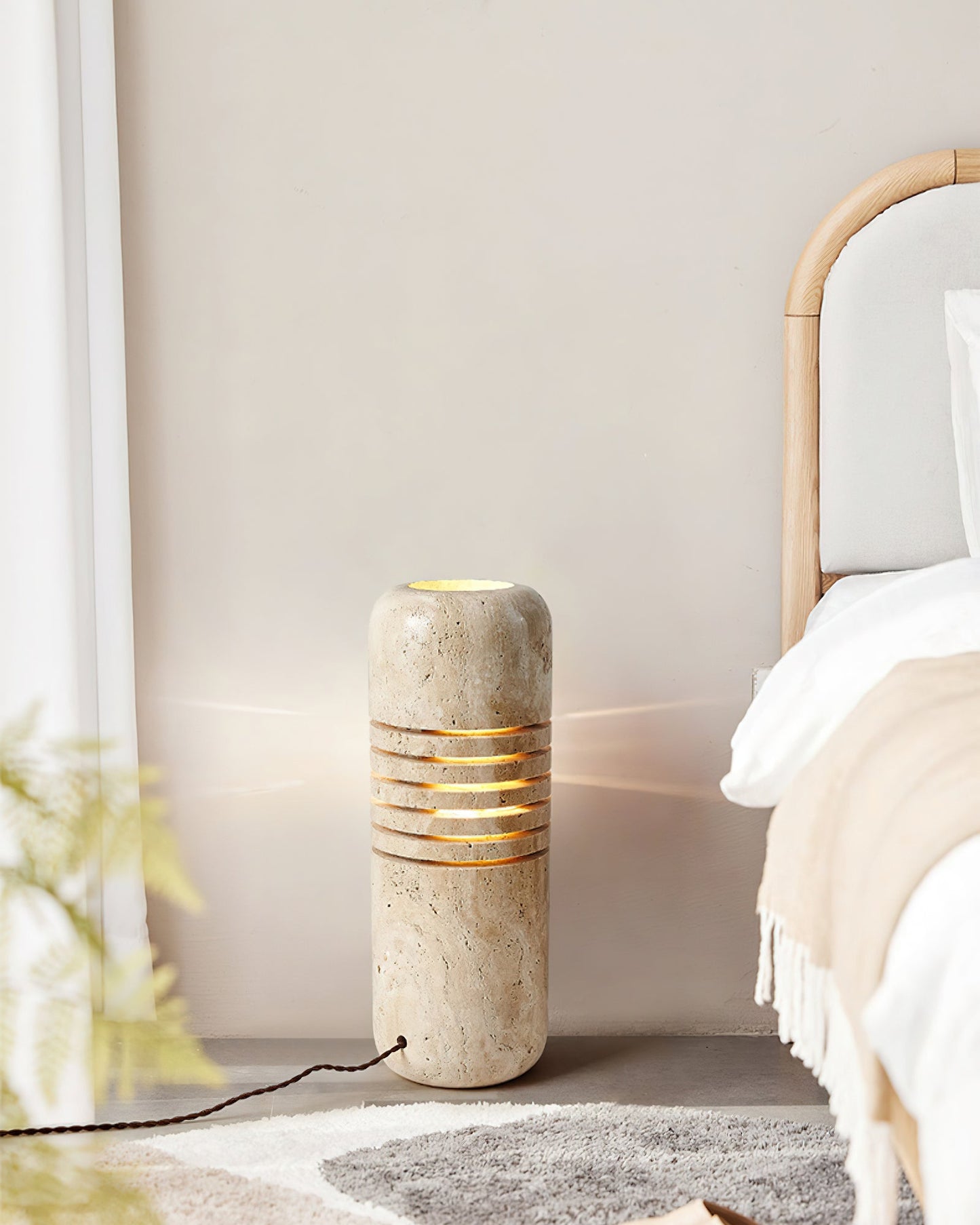 Big Stone Bucket Floor Lamp Floor lamp