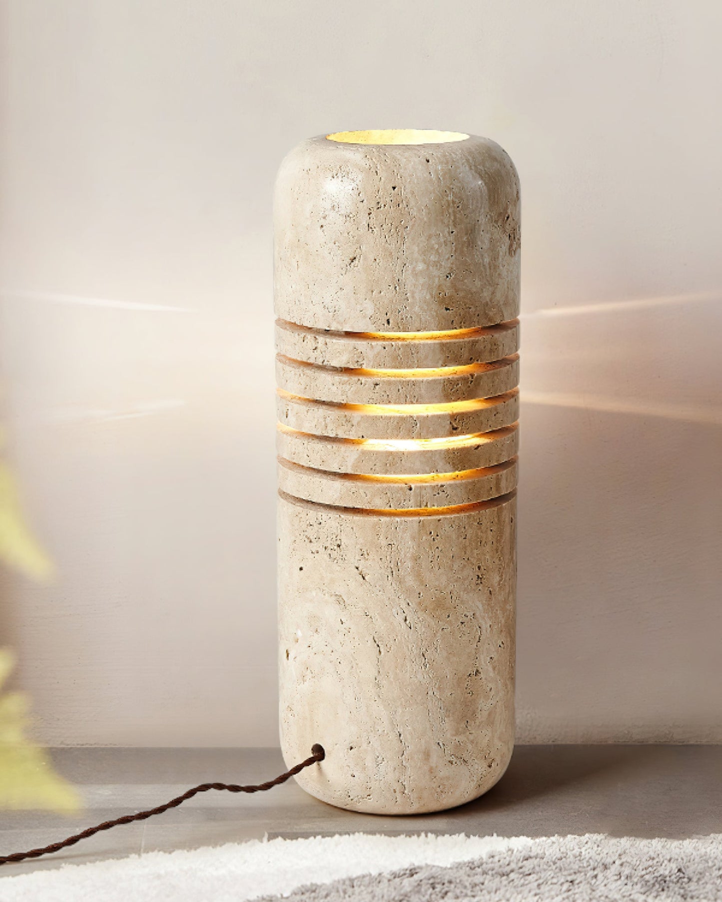 Big Stone Bucket Floor Lamp Floor lamp