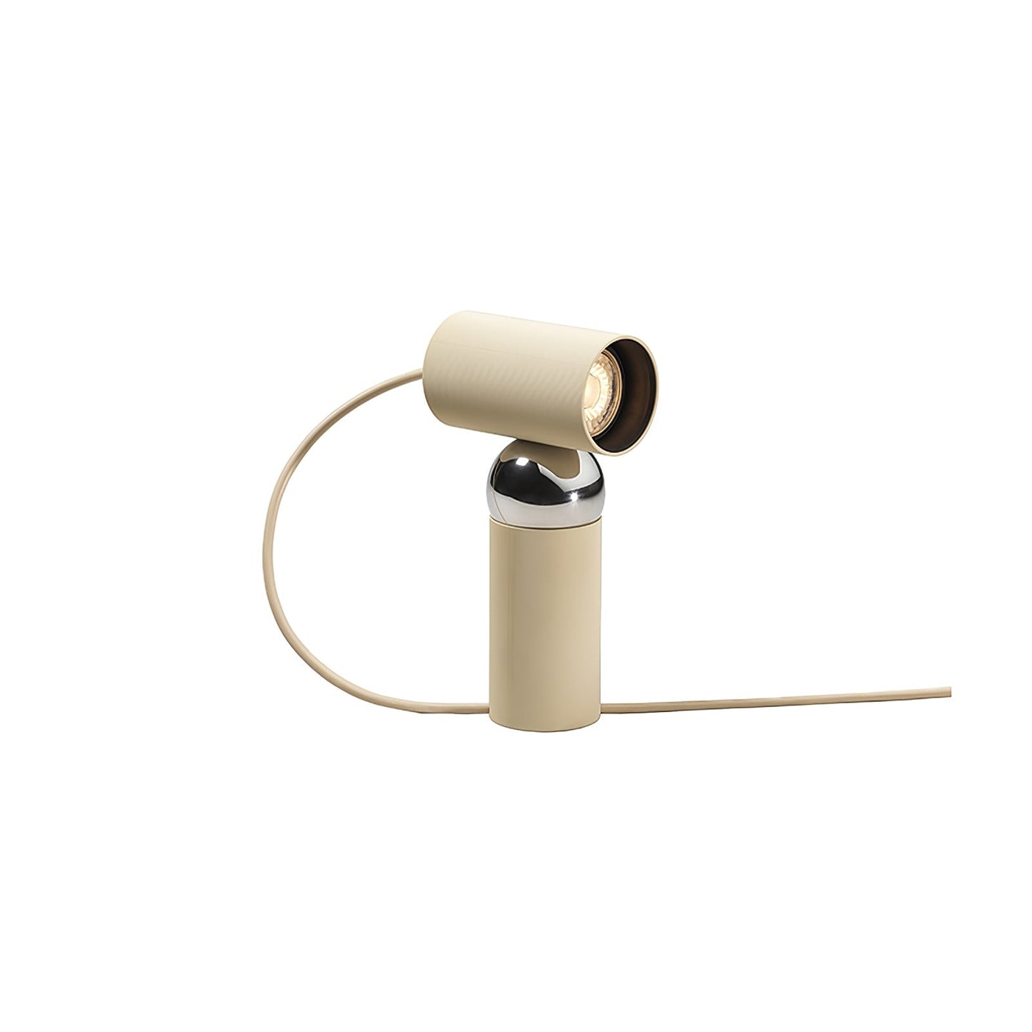 Muuto Beam Table Lamp ∅ 3.9″ x H 7.9″ / Dia 10cm x H 20cm / Beige / US Plug Table lamp