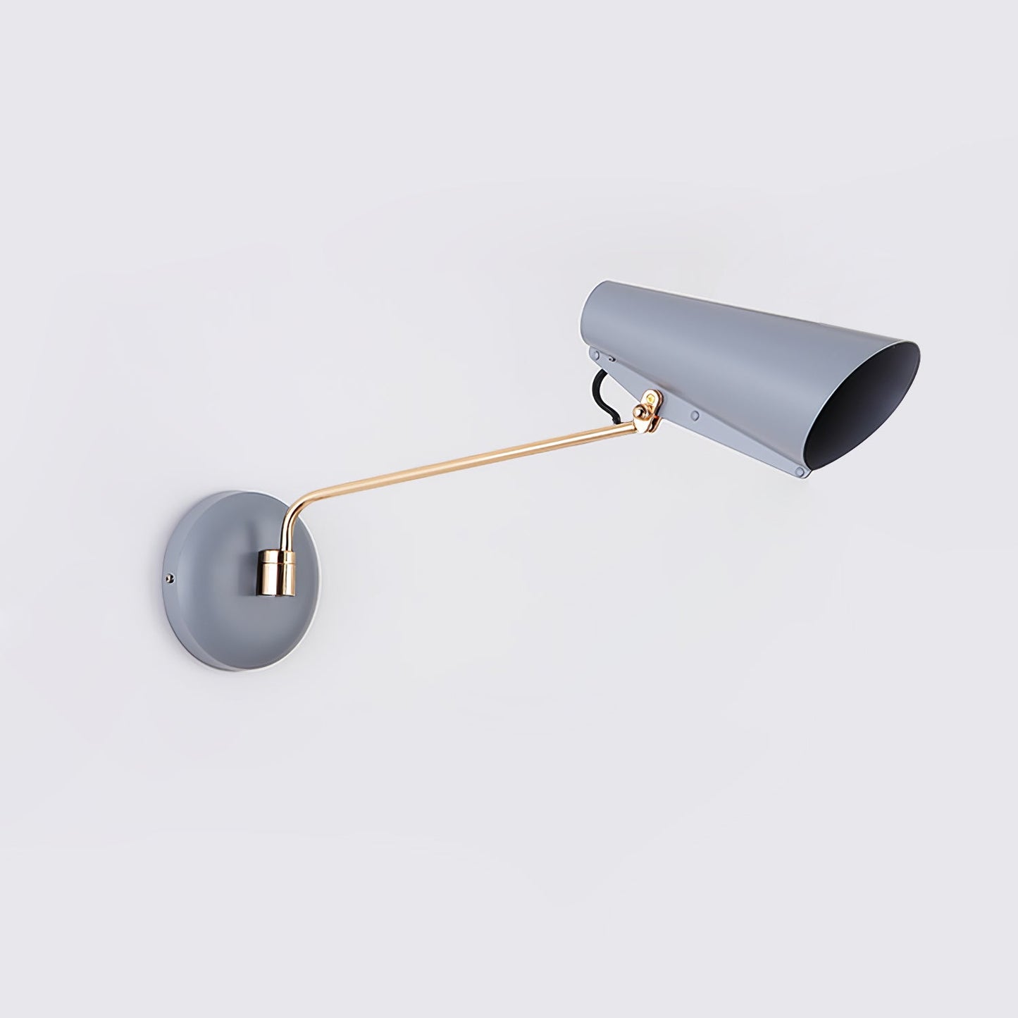 Birdy Wall Lamp ∅ 20.9″ x H 9.4″ / Dia 53cm x H 24cm / Gray / 1 Piece Wall lamp
