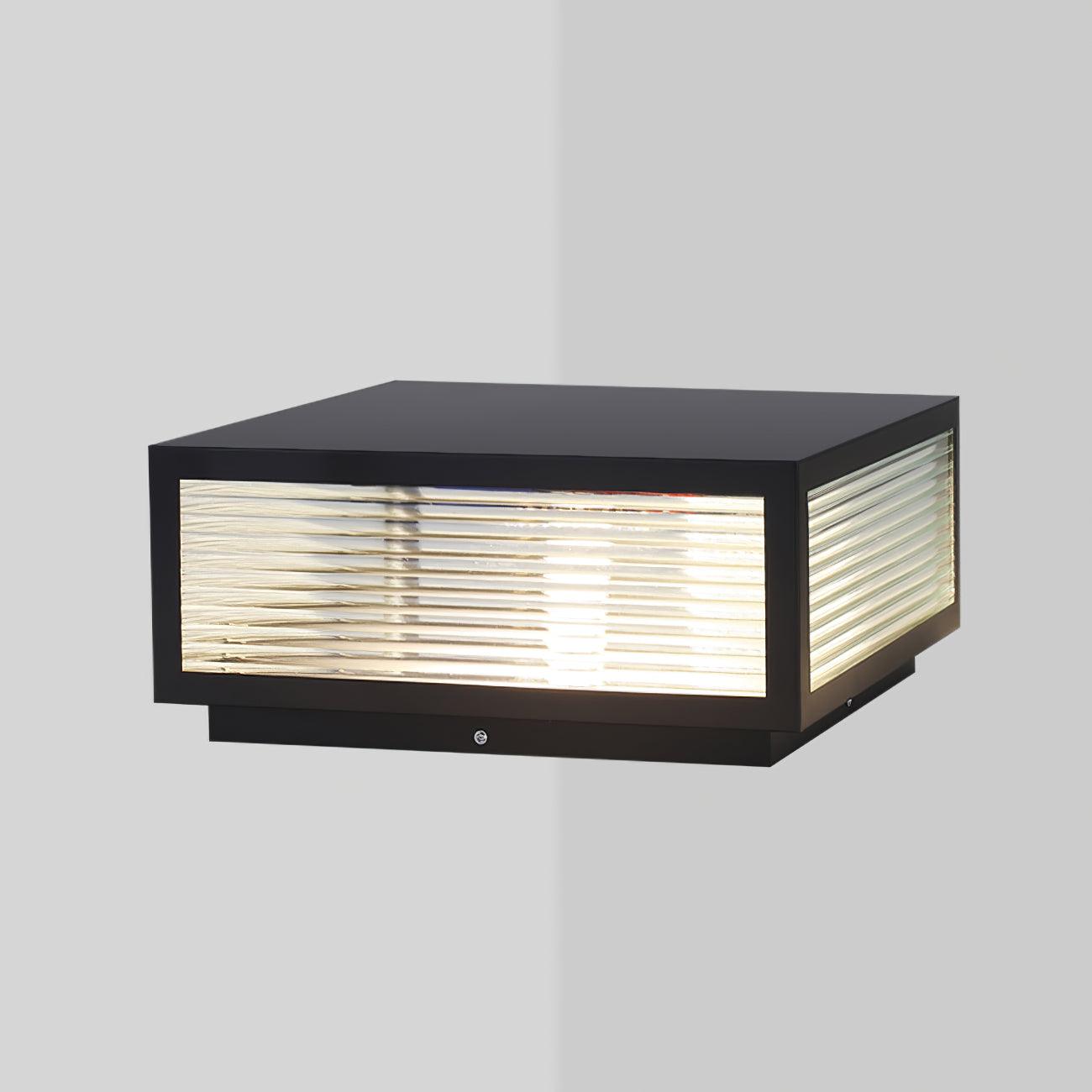 Birillo Garden Outdoor Light L 9.8″ x W 9.8″ x H 6.5″ / L 25cm x W 25cm x H 16.5cm / Model A: Wired Version / Warm