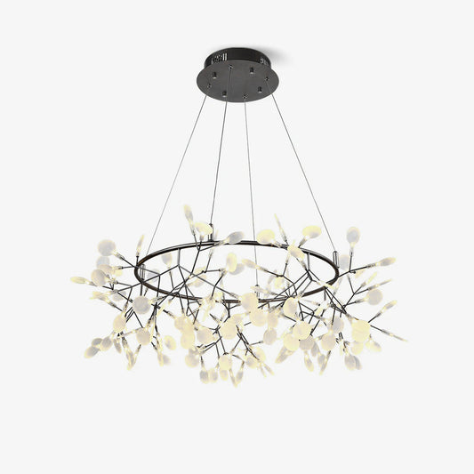 Black Big O Firefly LED Chandelier Chandelier