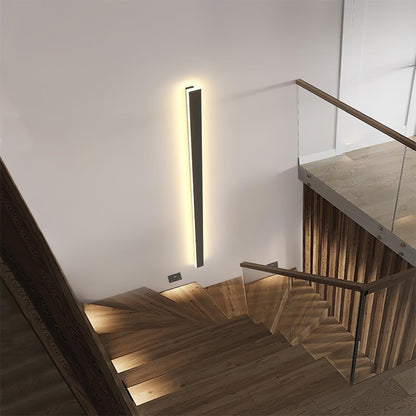 Long Strip Outdoor Sconce Solar Power Wall lamp