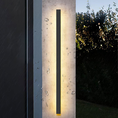 Long Strip Outdoor Sconce Solar Power Wall lamp