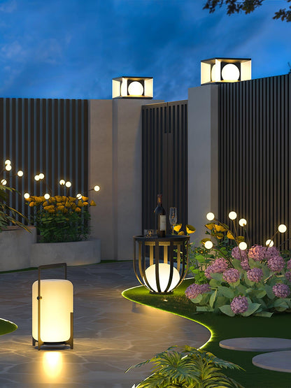 Black Twilight Lantern Table Lamp Table lamp