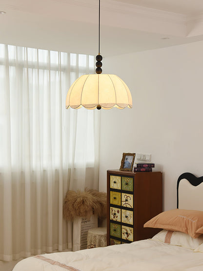 Blossom Fabric Pendant Light ∅ 21.7″ x H 10.6″ / Dia 55cm x H 27cm / Beige Pendant light