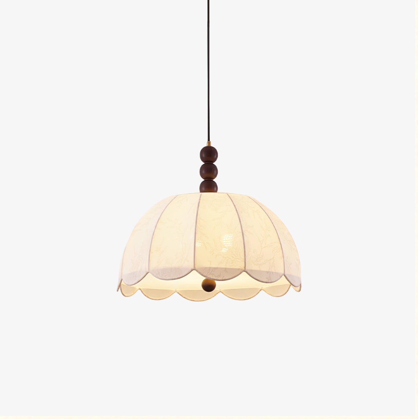 Blossom Fabric Pendant Light ∅ 21.7″ x H 10.6″ / Dia 55cm x H 27cm / Beige Pendant light
