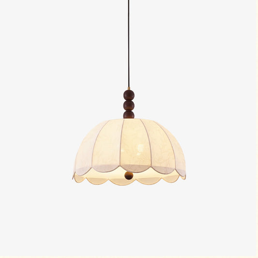 Blossom Fabric Pendant Light ∅ 21.7″ x H 10.6″ / Dia 55cm x H 27cm / Beige Pendant light