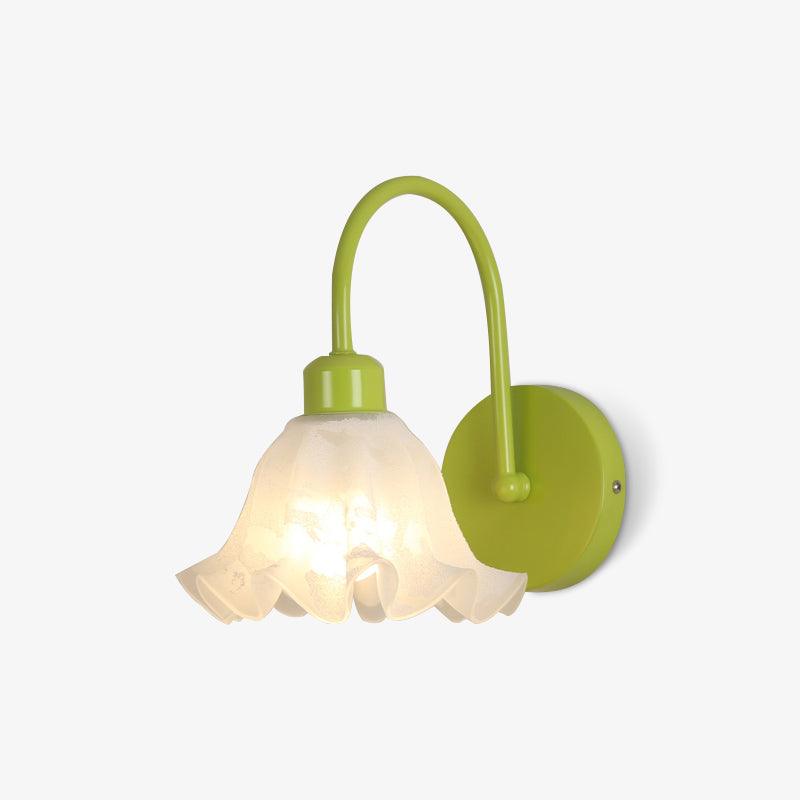 Blossom Wall Light ∅ 6.7″ x H 9.8″ / Dia 17cm * H 25cm / Green Wall lamp