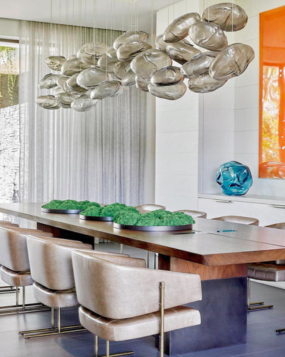 Blown Glass Mesh Pendant Light 1001 Pendant light