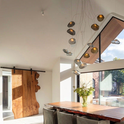 Blown Glass Mesh Pendant Light 1001 Pendant light