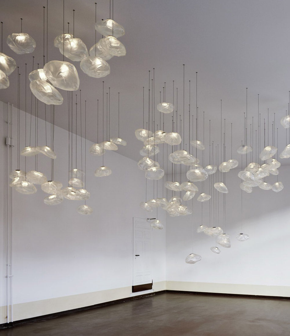 Blown Glass Mesh Pendant Light 1001 Pendant light