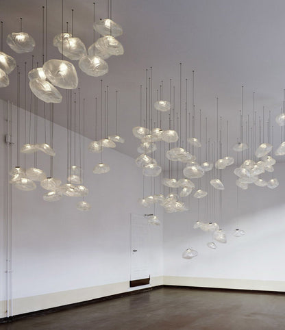 Blown Glass Mesh Pendant Light 1001 Pendant light