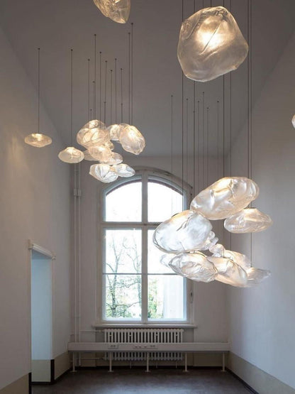 Blown Glass Mesh Pendant Light 1001 Pendant light