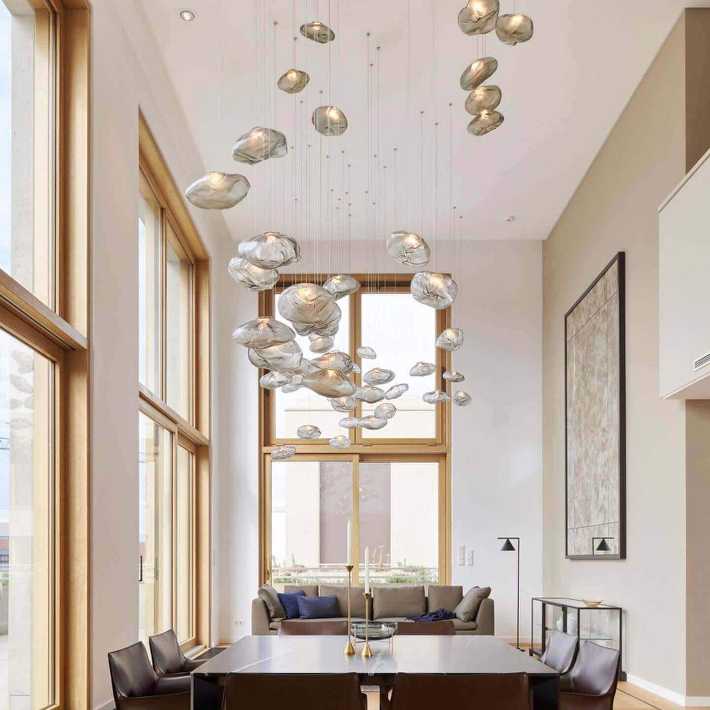 Blown Glass Mesh Pendant Light 1001 Pendant light