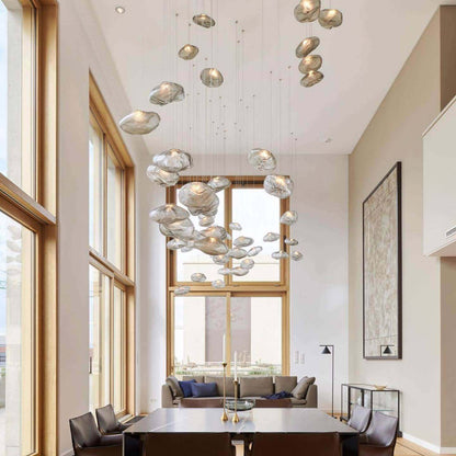 Blown Glass Mesh Pendant Light 1001 Pendant light