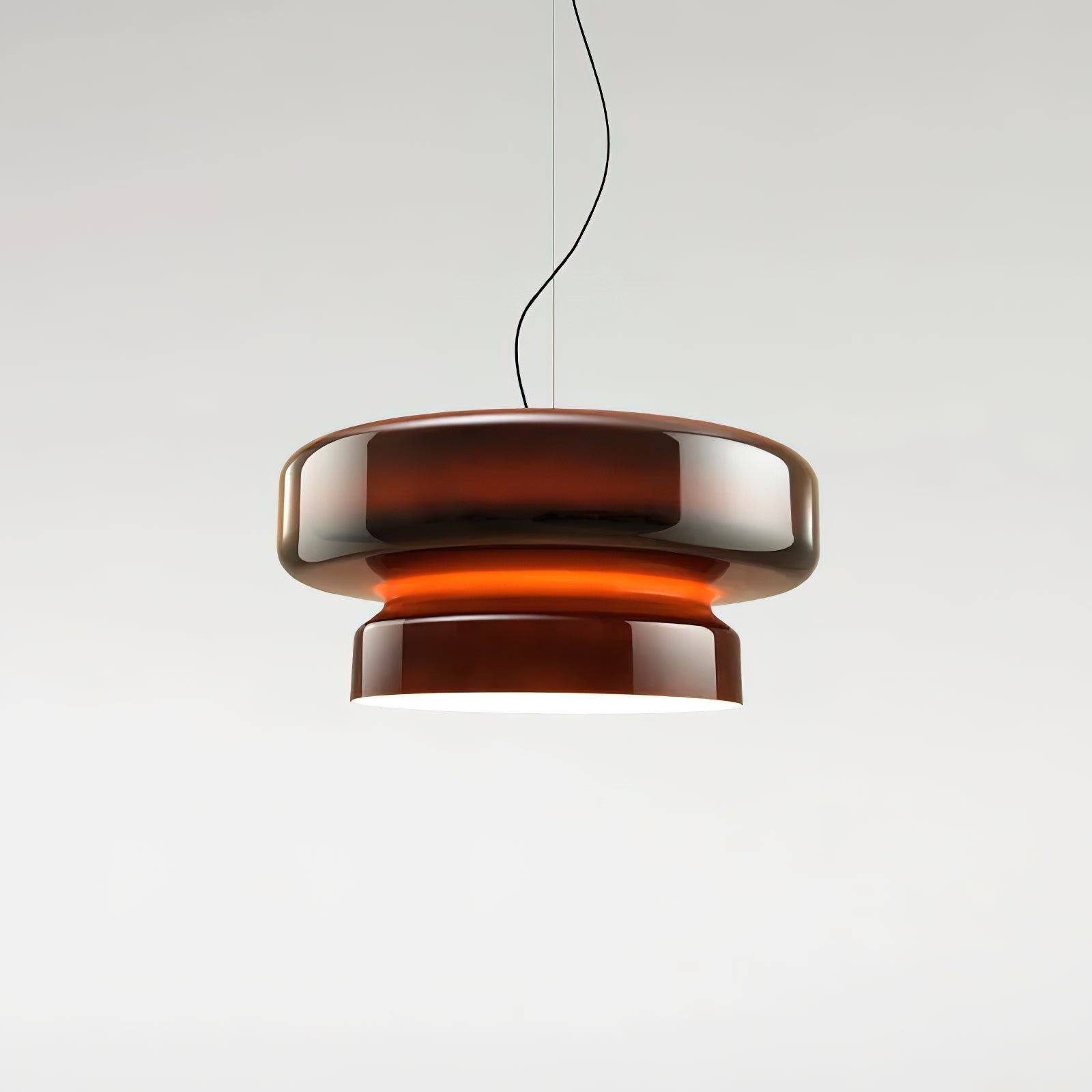 Bohemia Pendant Lamp ∅ 15.7″ x H 8.3″ / Dia 40cm x H 21cm / Amber / Warm Light Pendant light