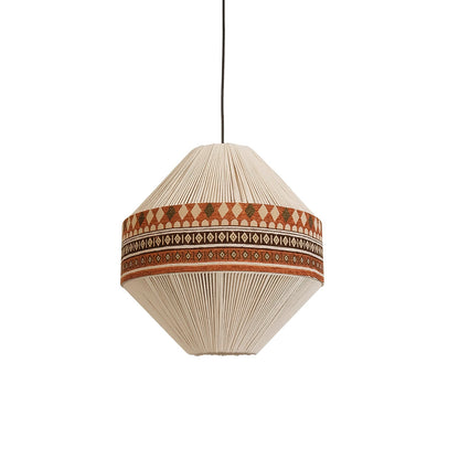 Bohemian Fringe Pendant Lamp Model C ∅ 15.7″ x H 15.7″ / Orange Pendant light
