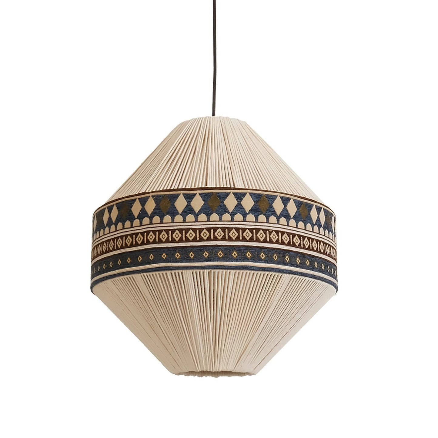 Bohemian Fringe Pendant Lamp Model C ∅ 19.7″ x H 19.7″ / Blue Pendant light