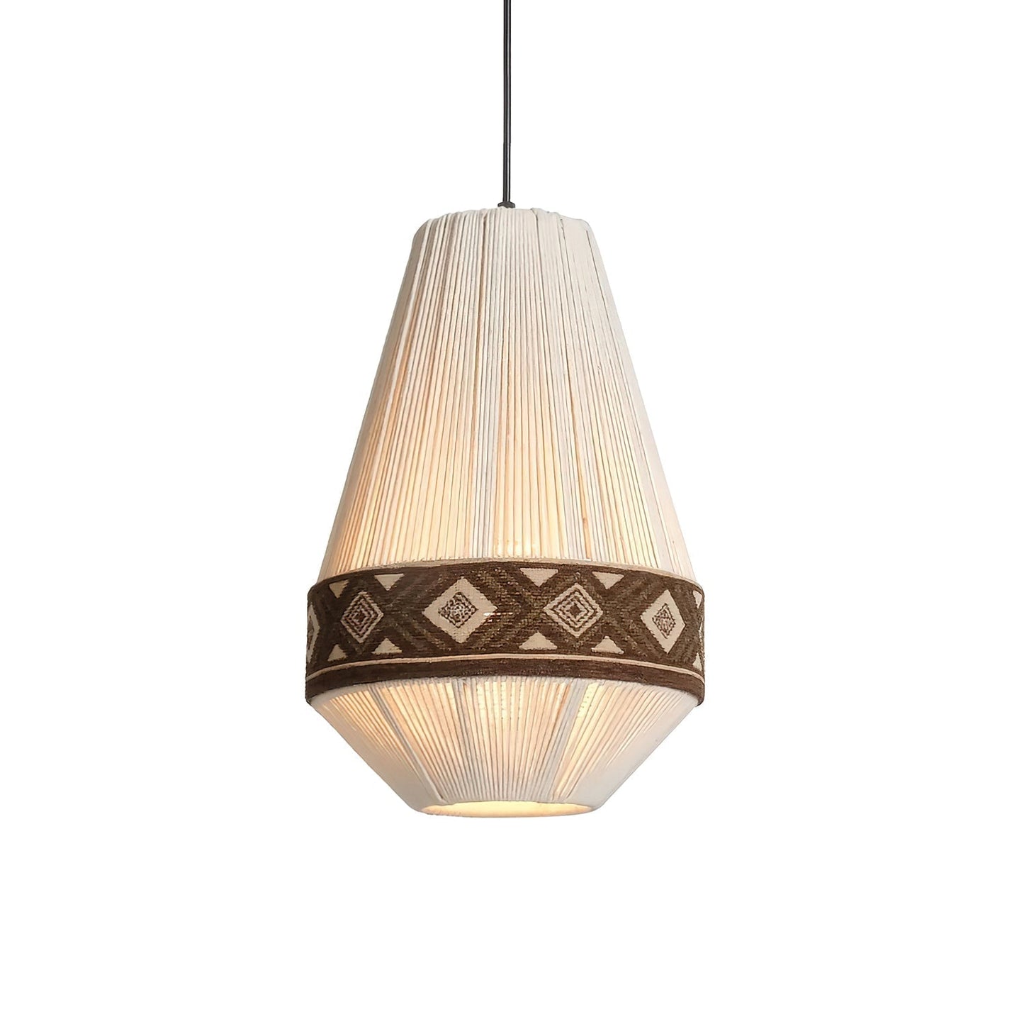 Bohemian Fringe Pendant Lamp Model B ∅ 8.7″ x H 12.6 / Blue Pendant light