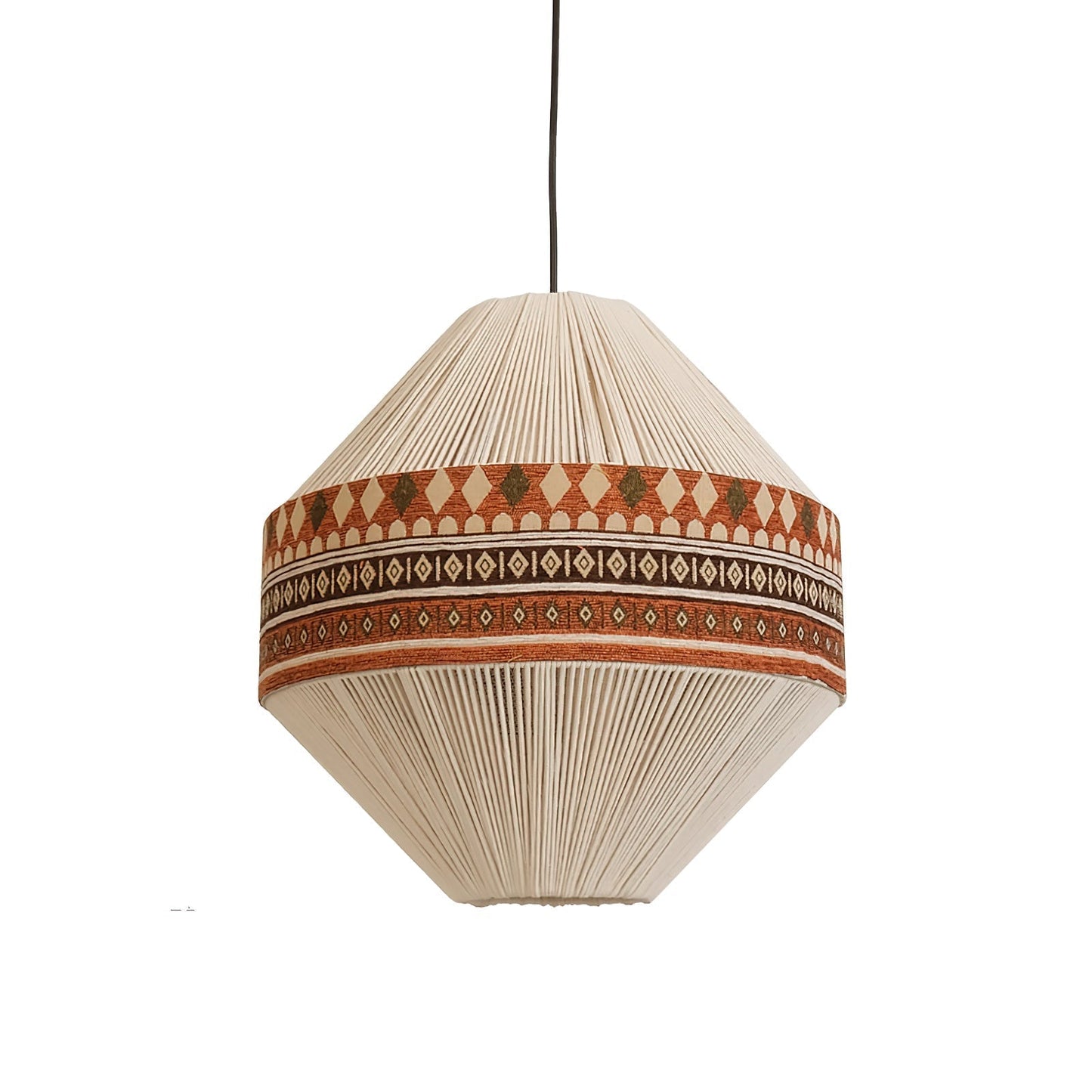 Bohemian Fringe Pendant Lamp Model C ∅ 19.7″ x H 19.7″ / Orange Pendant light