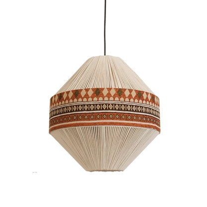 Bohemian Fringe Pendant Lamp Model C ∅ 19.7″ x H 19.7″ / Orange Pendant light