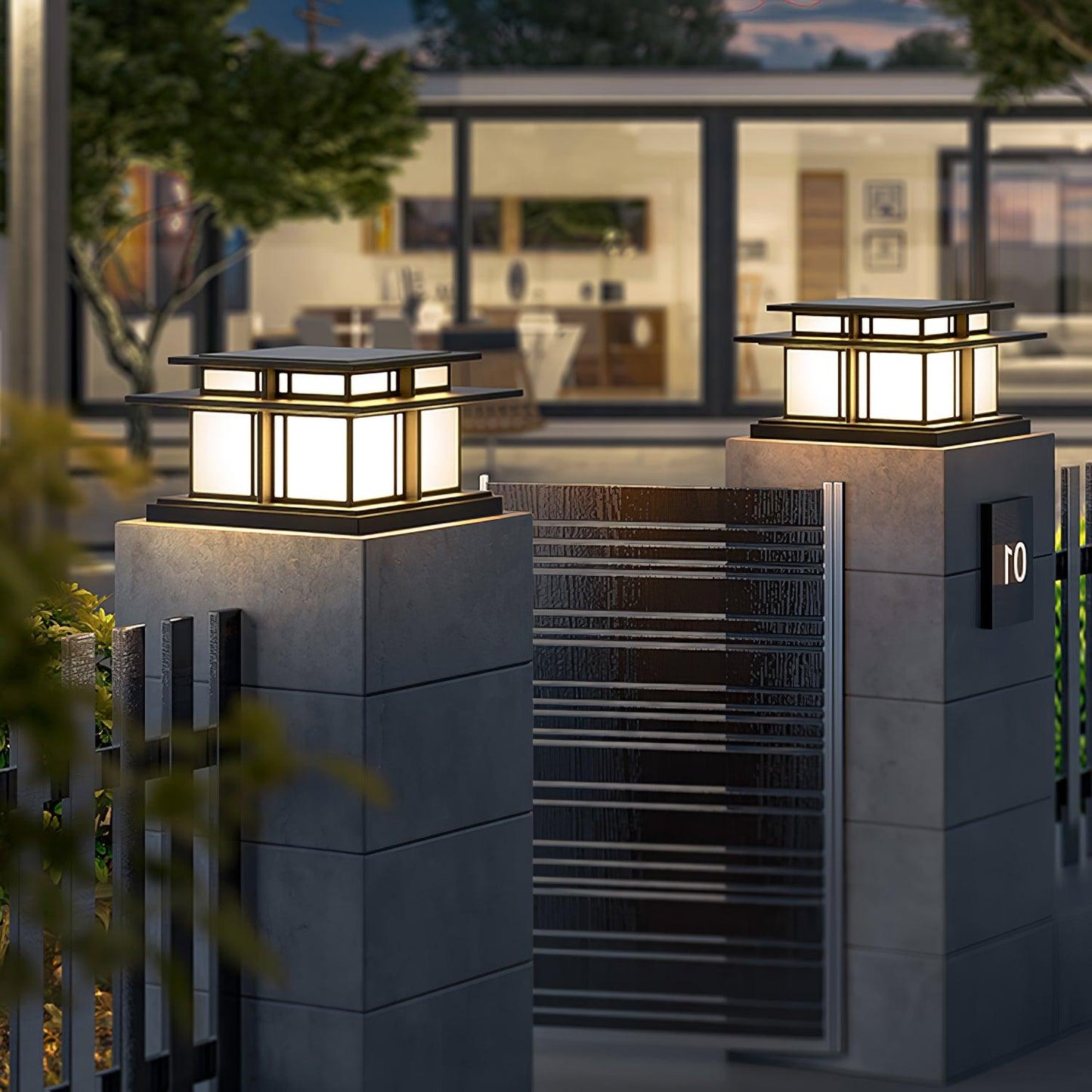Boilyn Outdoor Pillar Light