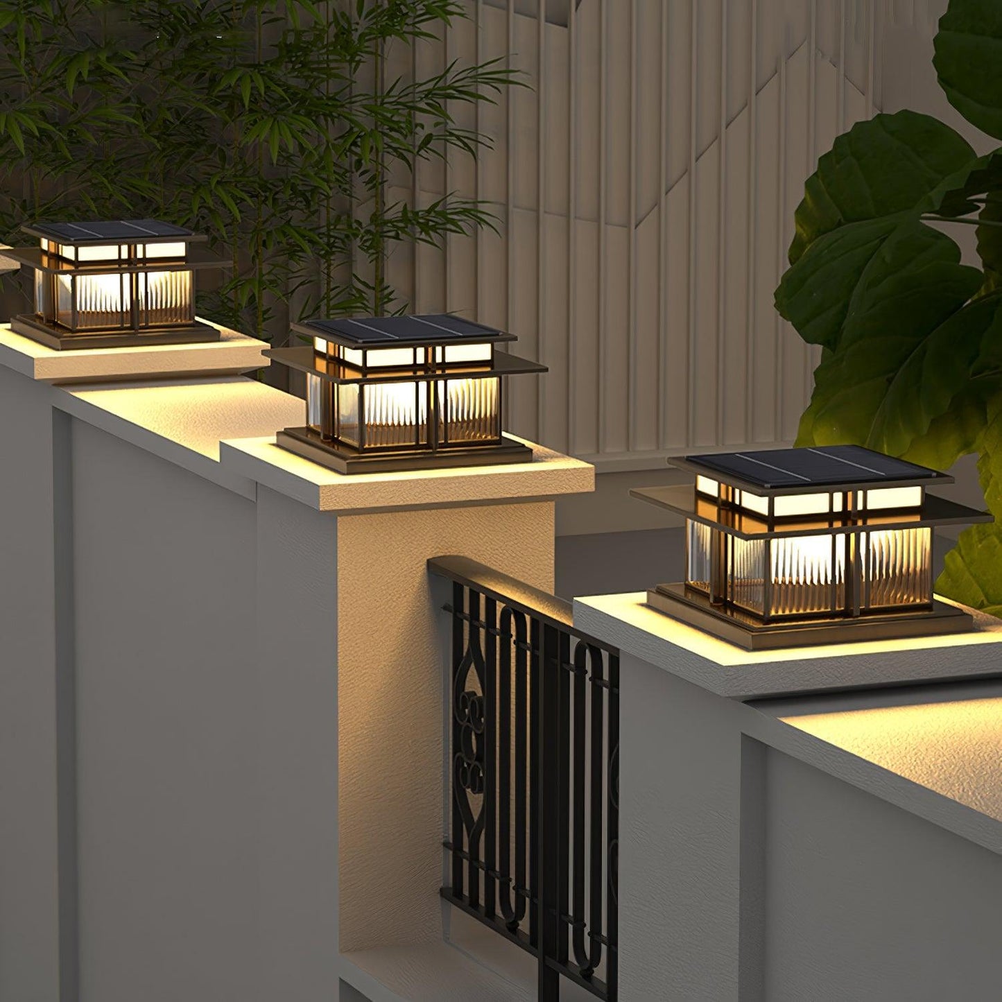 Boilyn Solar Outdoor Pillar Light