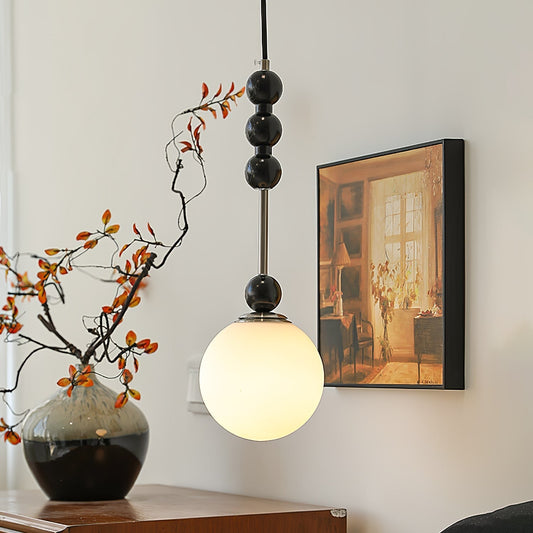Bola Pendant Lamp ∅ 5.9″ x H 17.7″ / Dia 15cm x H 45cm / Walnut Pendant light