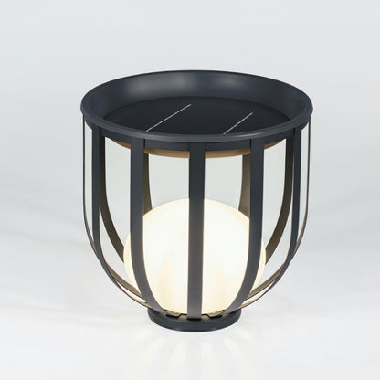 Bols Outdoor Garden Lamp ∅ 21.7″ x H 21.3″ / Dia 55cm x H 54cm / B: Solar-Powered Version / Warm Light Floor lamp
