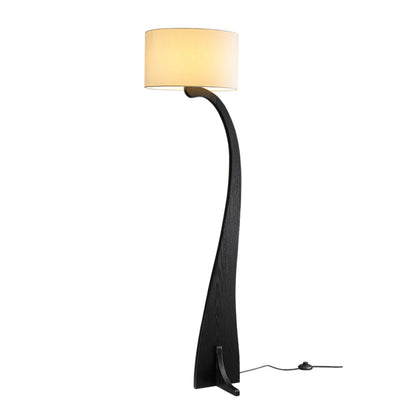 Bow Curve Floor Lamp ∅ 17.7″ x H 67.7″ / Black / US Plug Floor lamp
