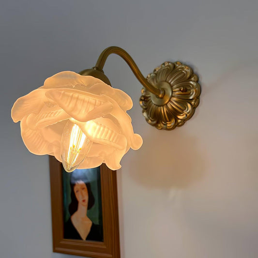 Brass Rose Wall Light Wall lamp