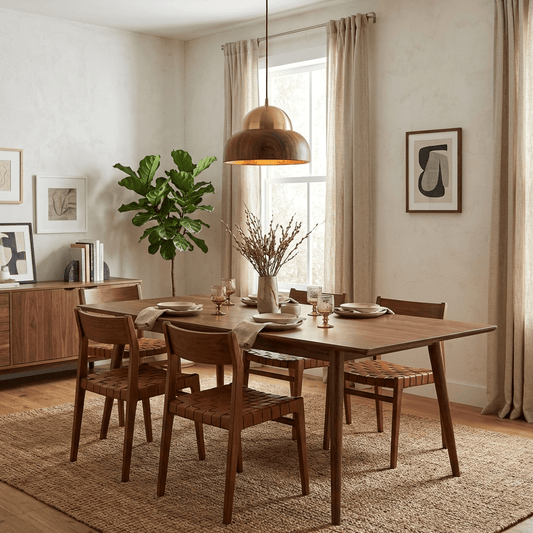 Bravon Wood Dome Pendant Lamp