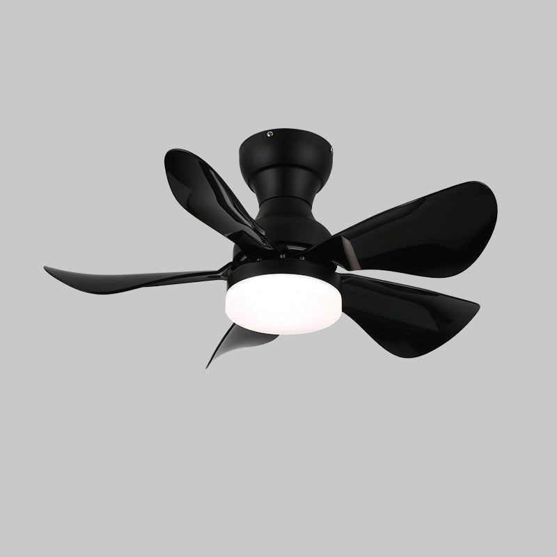 Small Arilia 29’’ Ceiling Fan Light ∅ 29″ x H 11.8″ / Black / Three-Color Changing Light Ceiling fan light