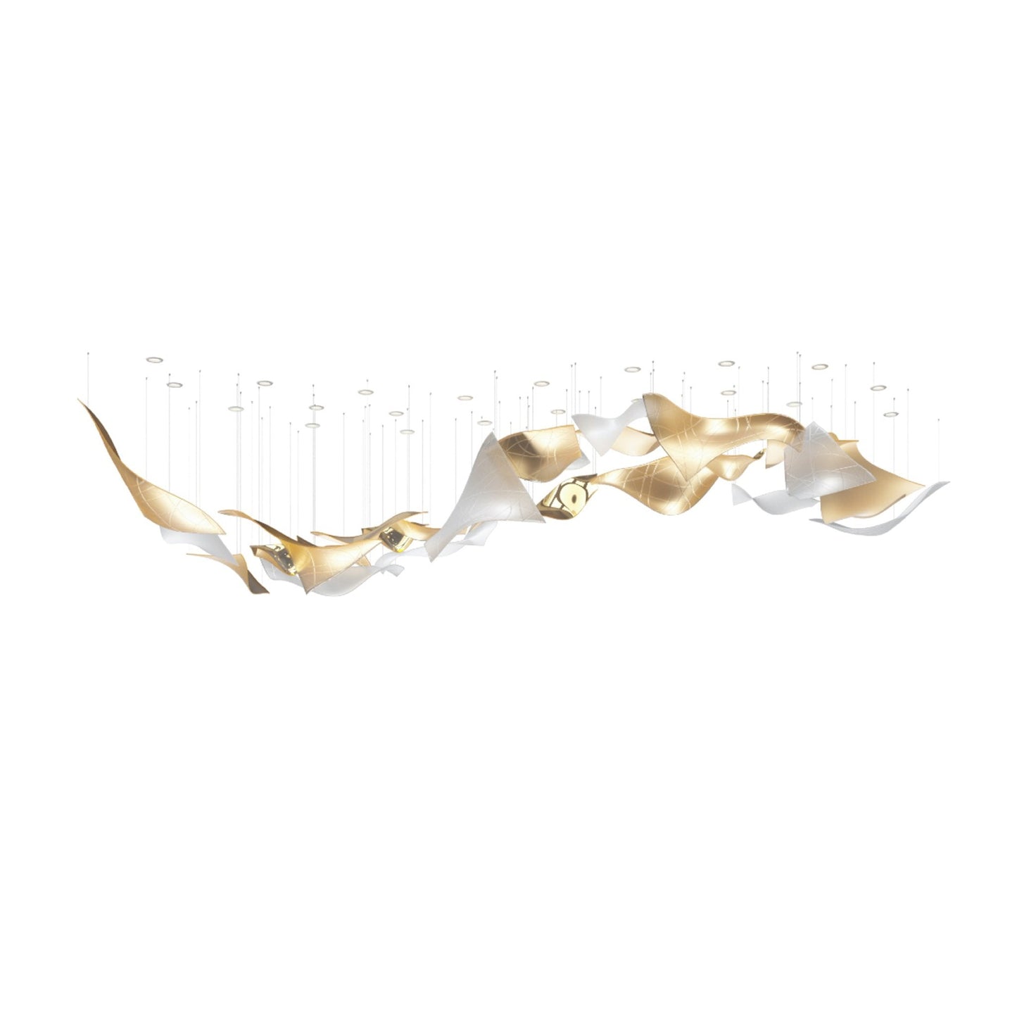 Thawflux Chandelier Support Customized Drawings / Gold / Warm Light Chandelier