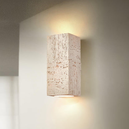 Bricks Wall Lamp ∅ 3.9″ x H 9″/ Dia 10cm x H 23cm / White Wall lamp
