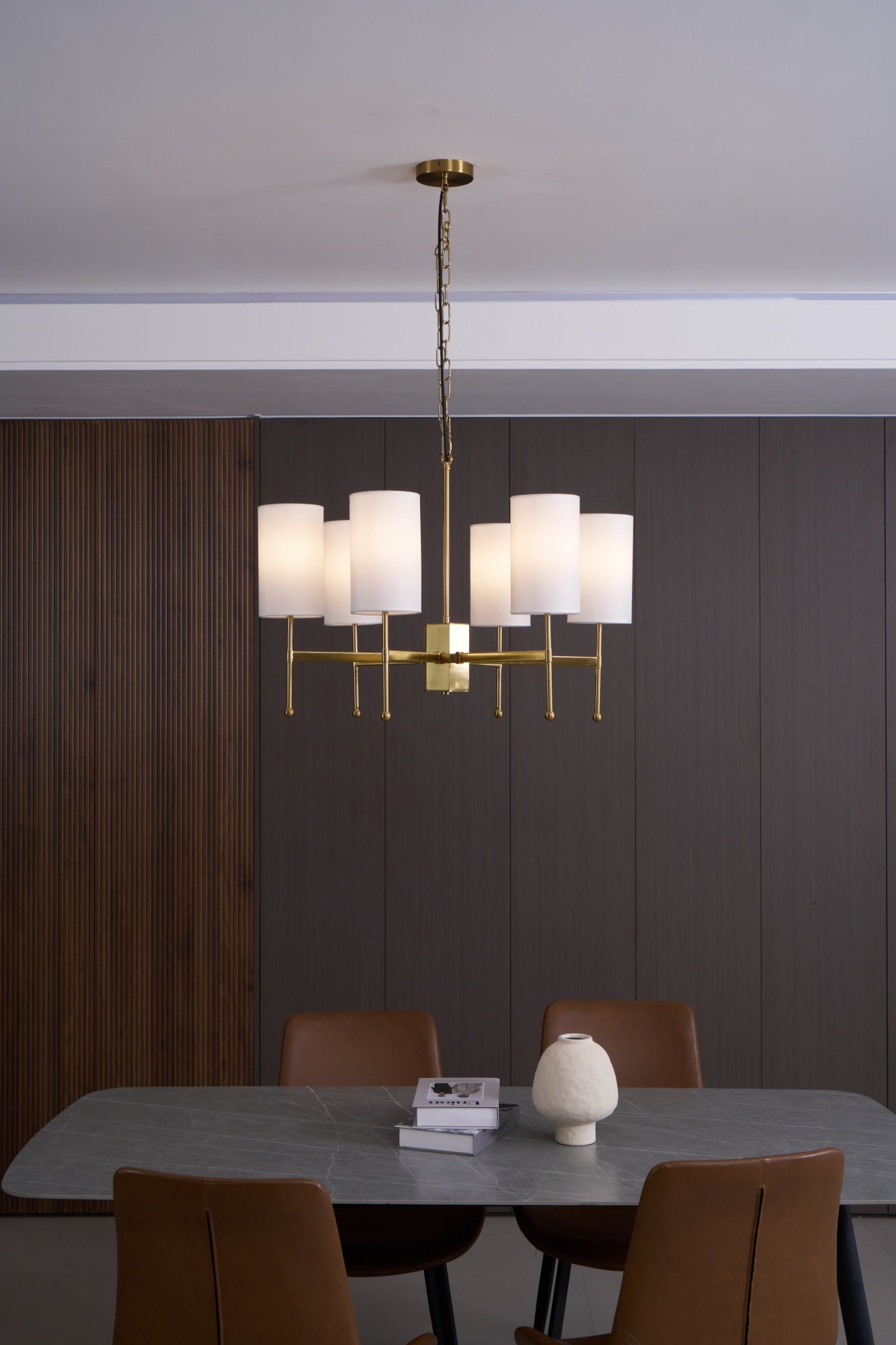 Brilliancess Brass Chandelier