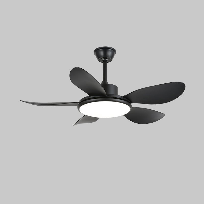 Brinley 48’’/52’’ Ceiling Fan Light ∅ 52″ X H 9.8″ / Model A Black / Three-Color Changing Light Ceiling fan light