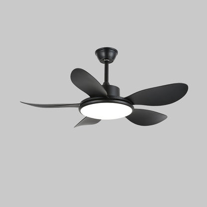 Brinley 48’’/52’’ Ceiling Fan Light ∅ 52″ X H 9.8″ / Model A Black / Three-Color Changing Light Ceiling fan light