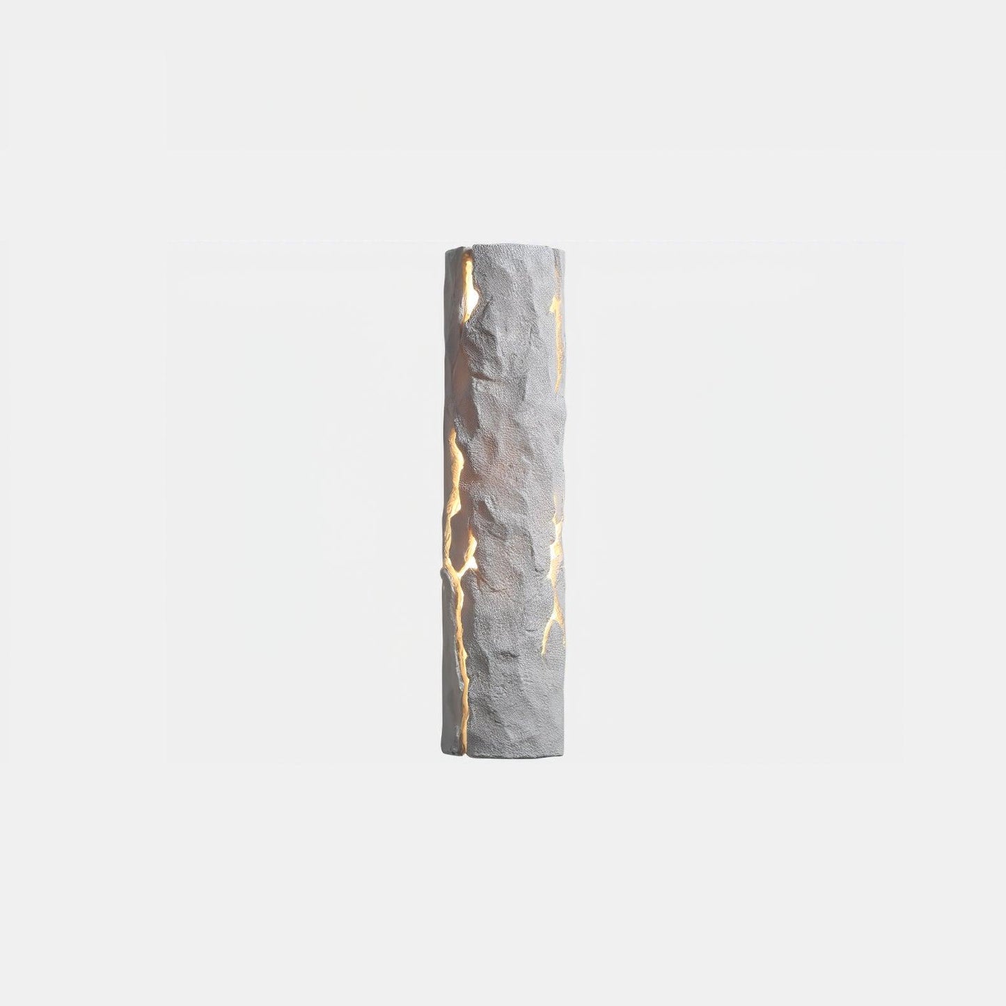 Broken Bark Wall Light Model A: ∅ 3.9″ x H 15.6″ / Dia 10cm x H 39.5cm / Warm White Wall lamp