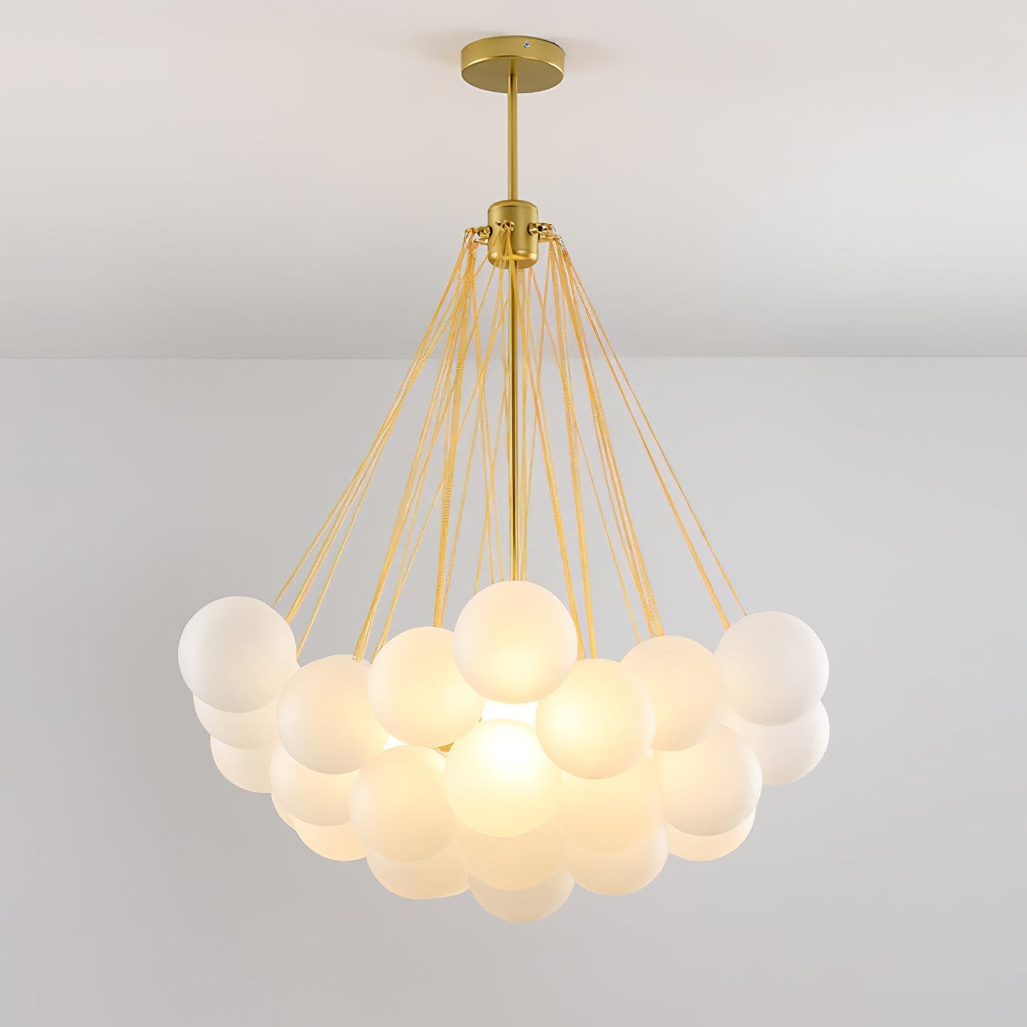 Bubble Chandelier 37heads ∅ 31.5″ x H 39.4″ / Dia 80cm x H 100cm / Gold Chandelier