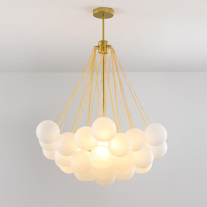 Bubble Chandelier 37heads ∅ 31.5″ x H 39.4″ / Dia 80cm x H 100cm / Gold Chandelier